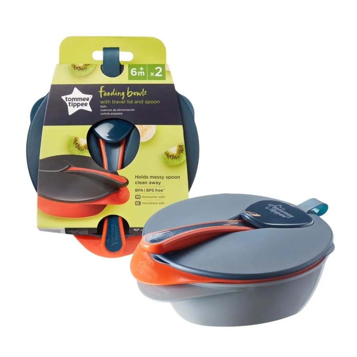 Tommee Tippee Explora Easy Scoop Feeding Bowl Lid and Spoon