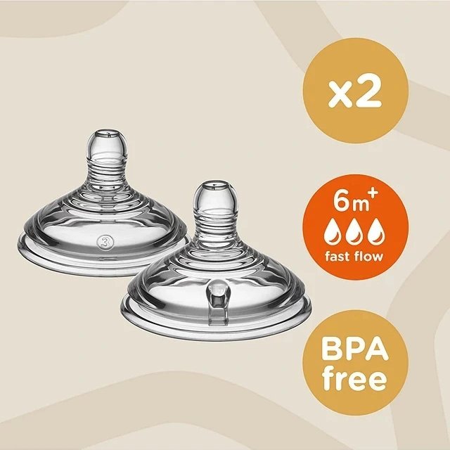 Dr Brown's Advanced Anticolic Teats. Size 2&3.