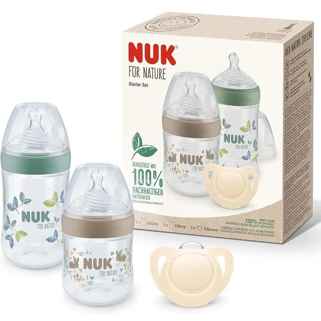 NUK for Nature Perfect Start Baby Bottle & Dummy Set