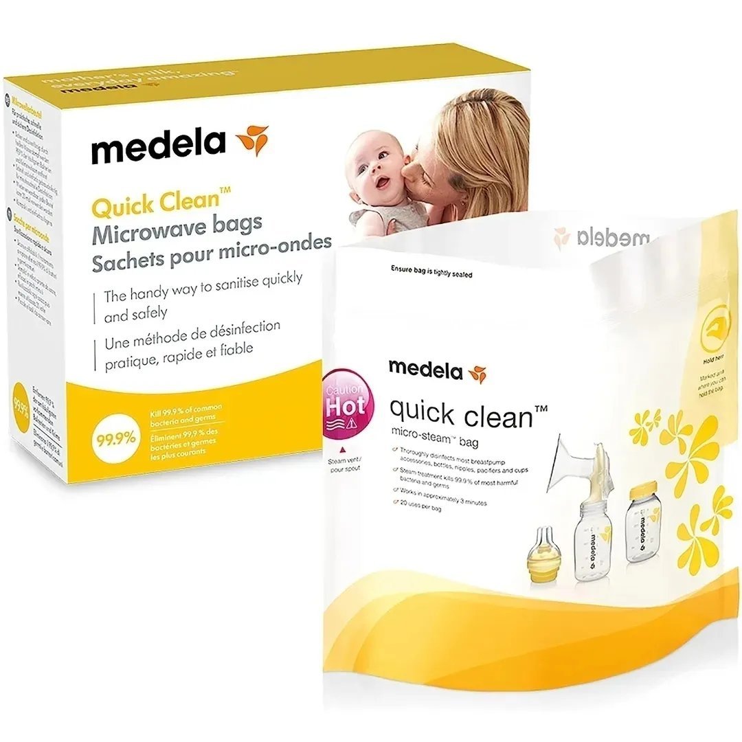 Medela Microwave Sterilizing Bags. 5 pack