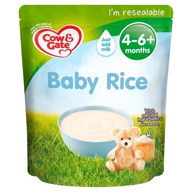 Cow & Gate Baby Rice Cereal. 4m+ 100g.