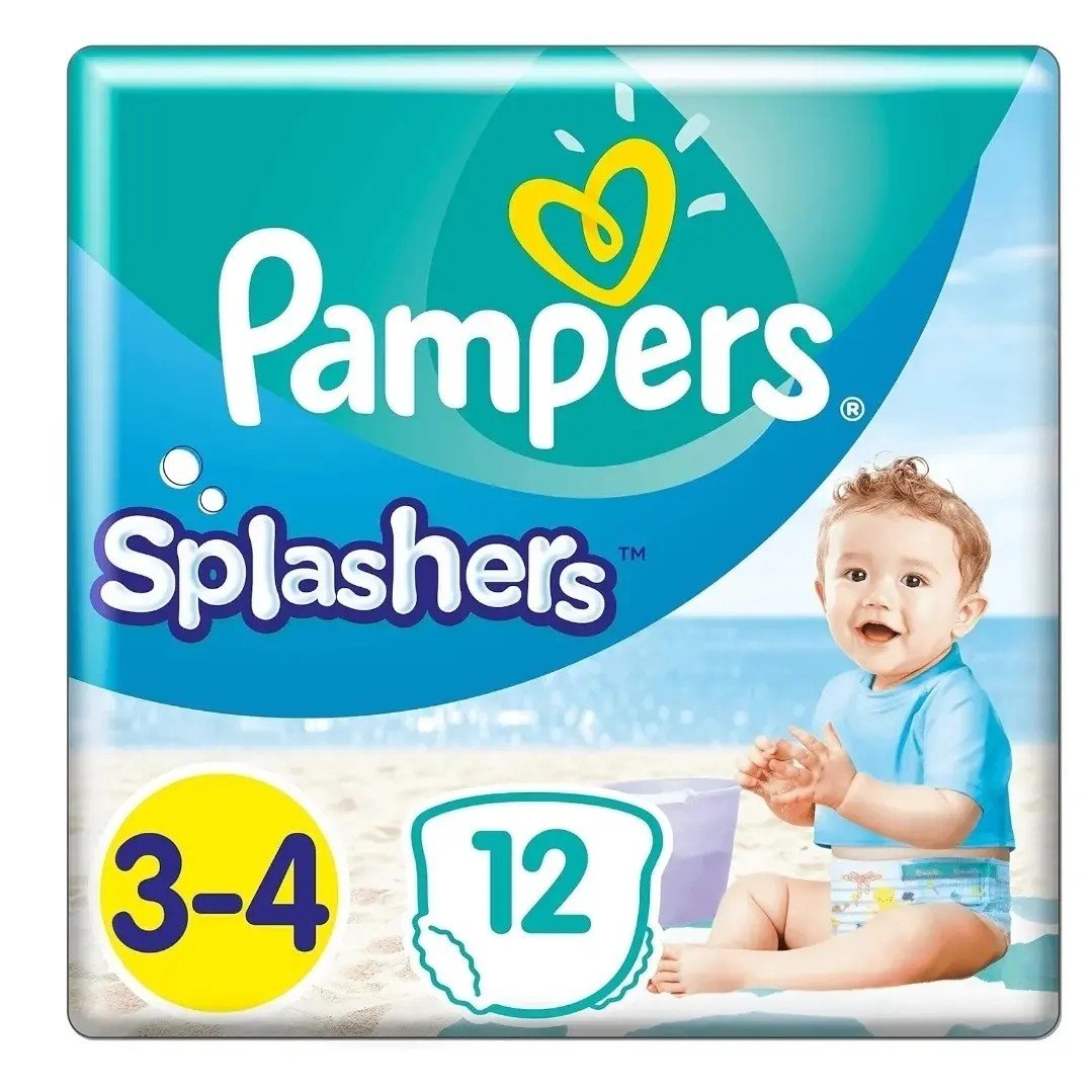 Pampers Splashers 360 Disposable swimming diapers.