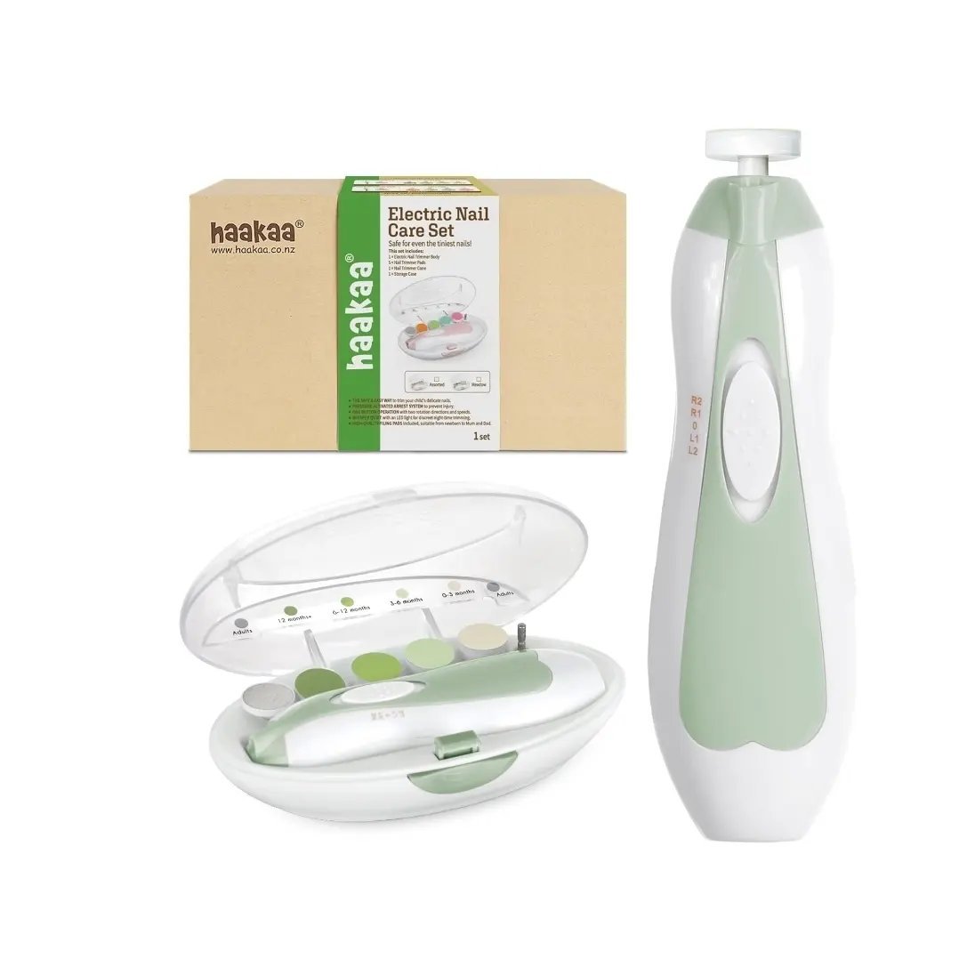 Haakaa Electric Baby Nail Trimmer. Meadow