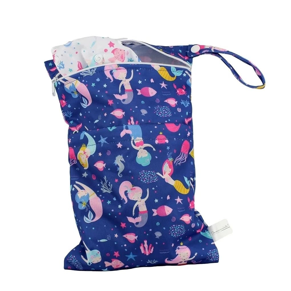 Unisex Reusable Baby Swim Nappies - Pack of 2 - Includes Wet Bag. 0-3yrs