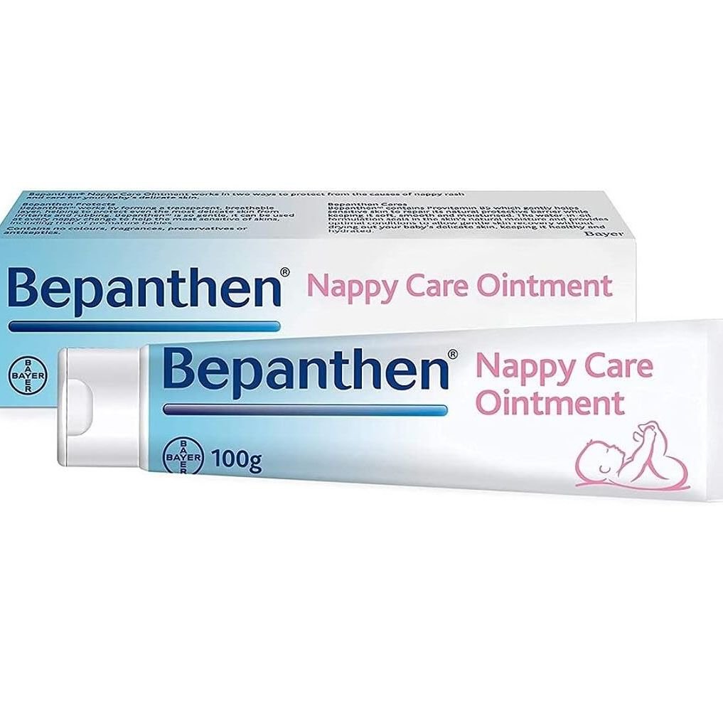 Bepanthen Nappy Care Ointment | Nappy Cream with Provitamin B5 | Suitable for Newborns Skin, 100 g