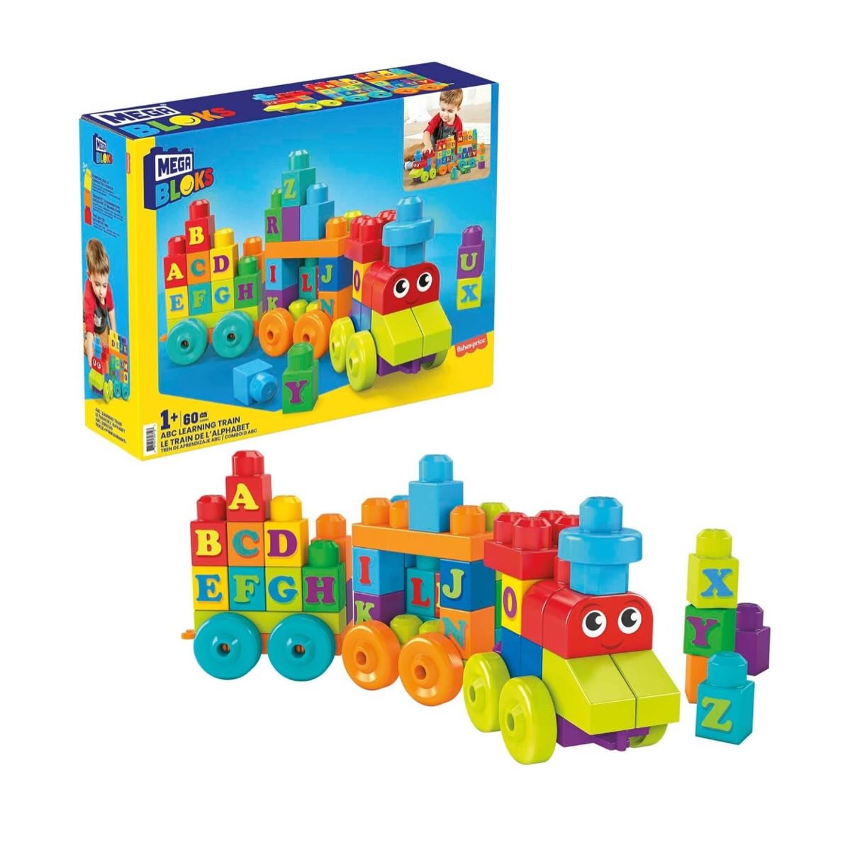 Mega Bloks ABC Alphabet Train. Age 1+yrs