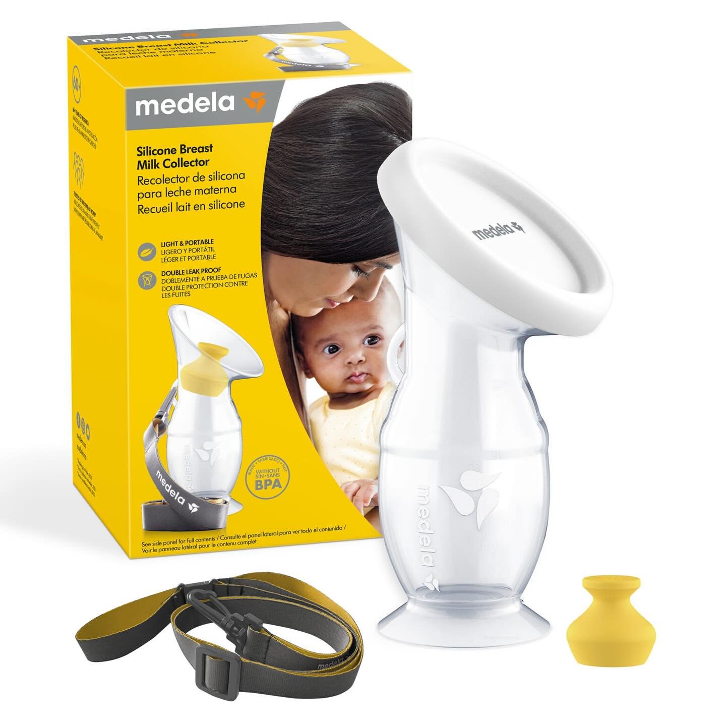 Medela Breastmilk Collector. With Lid & Lanyard