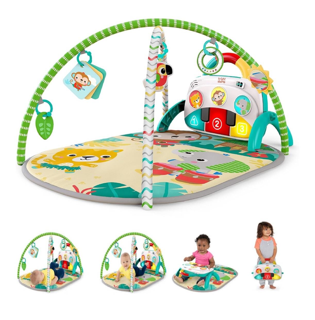 Bright Starts 4-in-1 Groovin’ Kicks Piano Gym