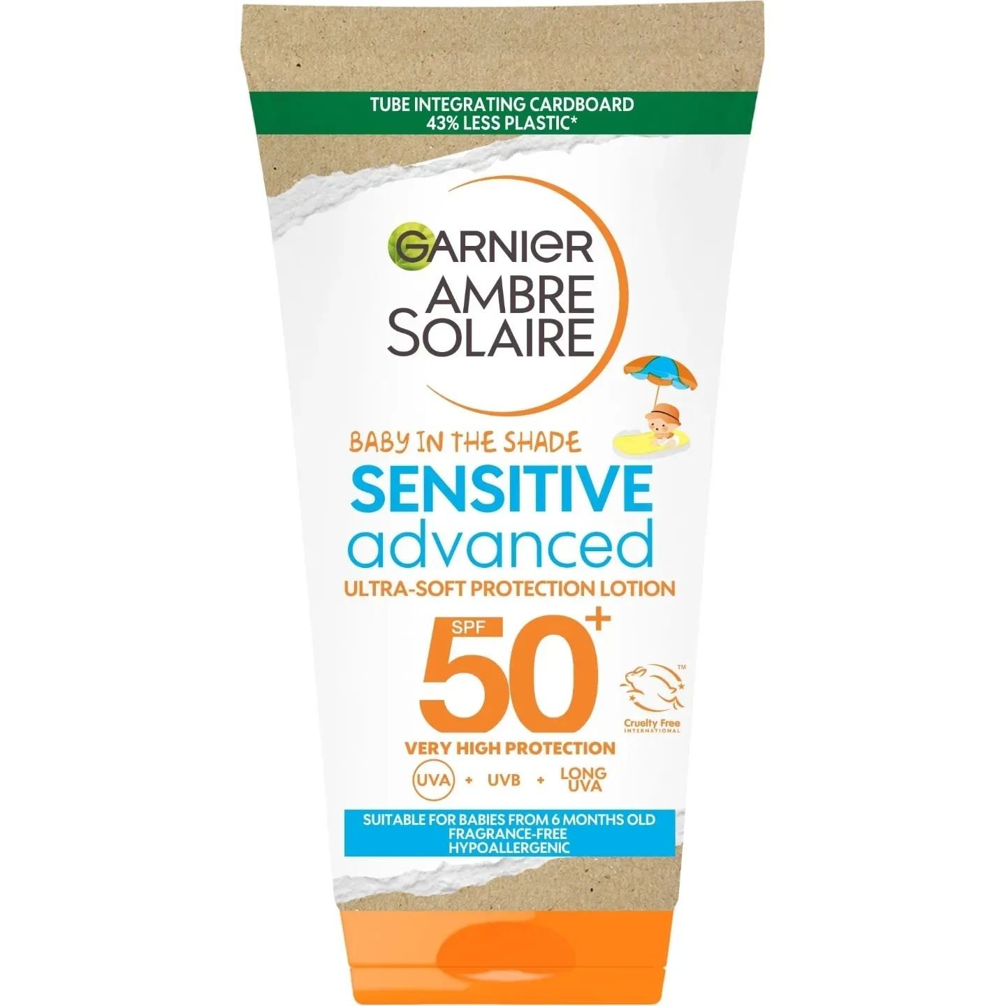Garnier Ambre Solaire Baby in the Shade Extra Soft Sun Cream. 50ml.
