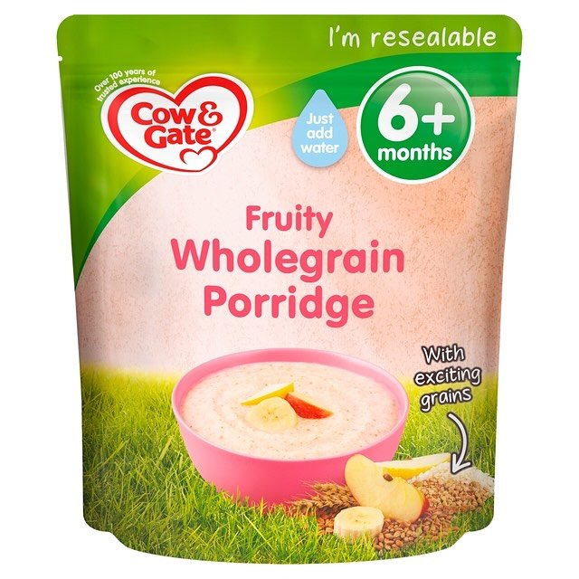 Cow & Gate Fruity Wholegrain Porridge 6m+ 125g