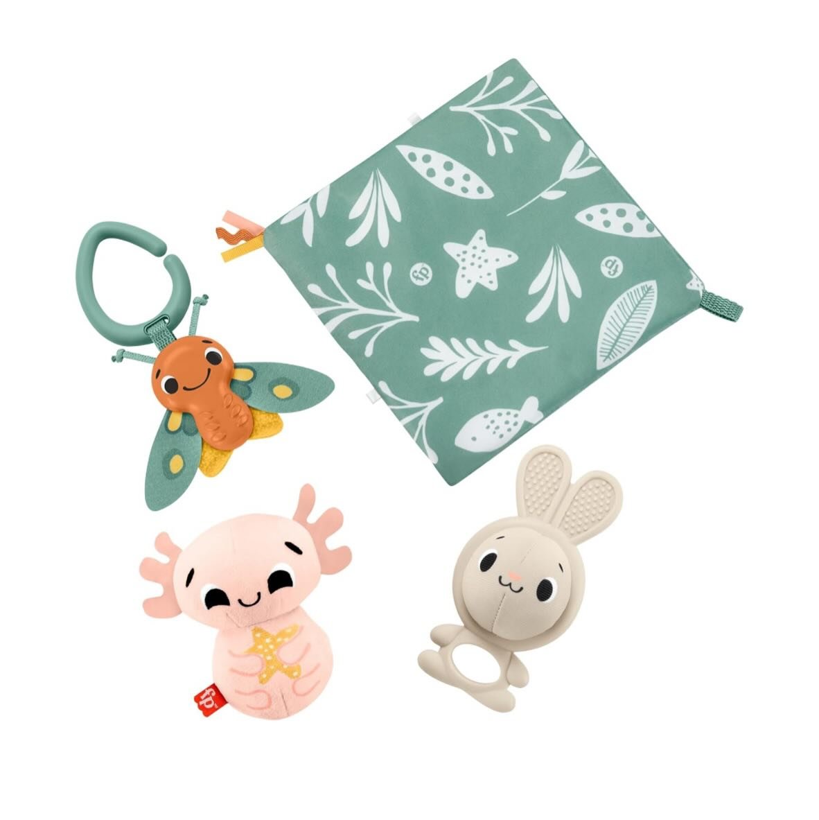 Fisher-Price Baby Sensory Toys So Many Senses Gift Set. 4 Pieces.