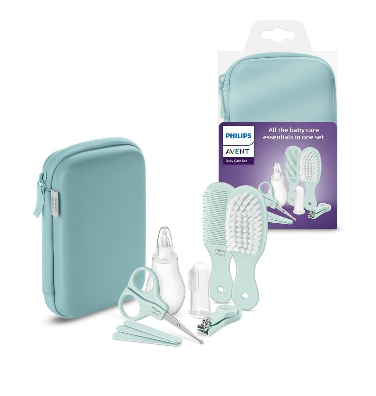 Philips Avent Baby Care Set - Essential Baby Care Set with 9 Accessories.