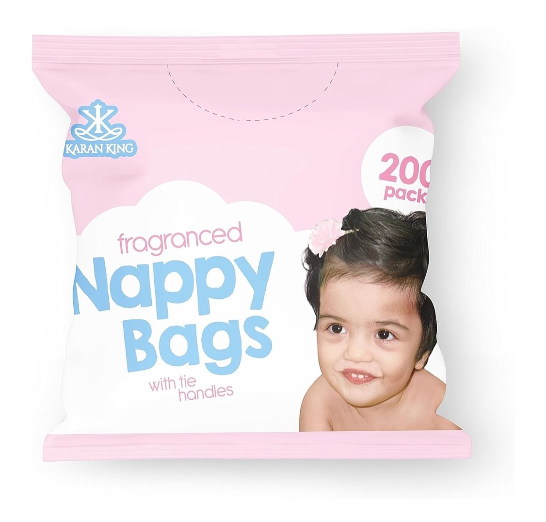Premium Fragranced Nappy Disposable Bags. 200 pack.