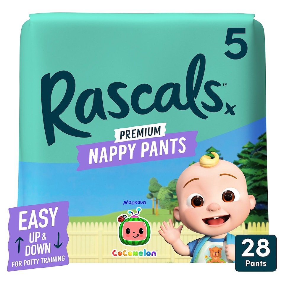Rascals Premium CoComelon Nappy Pants.4,5,6,7