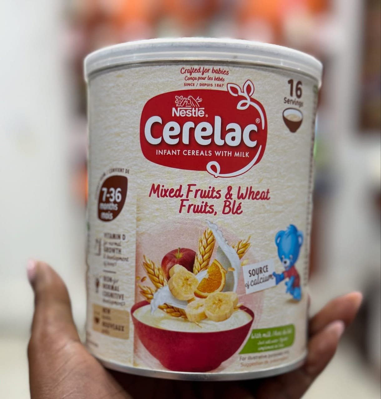 Uk 🇬🇧 sourced Nestle Cerelac Mixed Fruits. 400g 7-36m