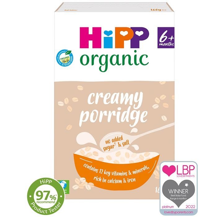 HiPP Organic Creamy Porridge. 4m+. 160g