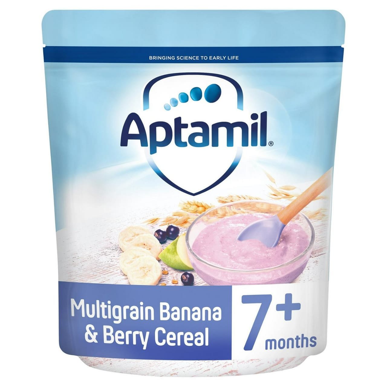 Aptamil Multigrain Banana & Berry Cereal. 200g. 7m+