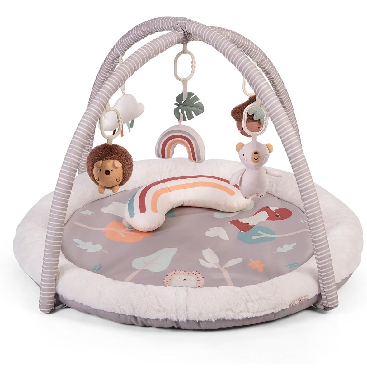 Red Kite Play Gym - Padded Play Gym with Hanging Toys & Tummy Time Mirror.